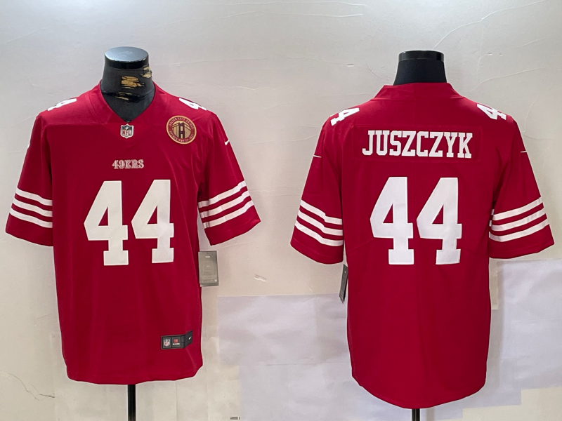 Men San Francisco 49ers #44 Juszczyk red 2025 Nike Limited NFL Jersey 001->san francisco 49ers->NFL Jersey